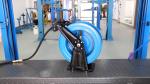 AA4C air pipe grease oil stainless steel hose reel 10M 15M 20M pipe reel