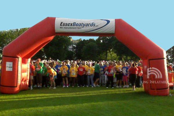 Inflatable Marathon Race Finish Line Arch Outdoor Advertising Event Sport