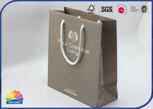 Wholesale Customized 350g Coated Paper Shopping Bags Matte Lamination With Handle from china suppliers