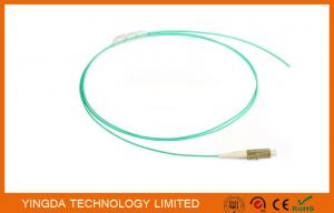 China Fiber Optic Pigtail LC OM3 10Gig. Aqua 0.9mm Simplex LSZH 1.5 M 50/125 um Mulitmode Pigtail on sale
