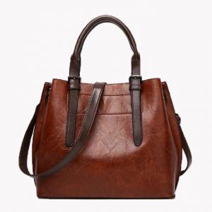 China Single Shoulder Ladies Retro Leather Handbag on sale