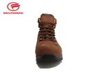 Stylish Steel Toe Leather Safety Shoes For Men , Black Industrial Leather Shoes