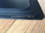 High Density Commercial Rubber Mats , Fine Ribbed Rubber Matting For Space