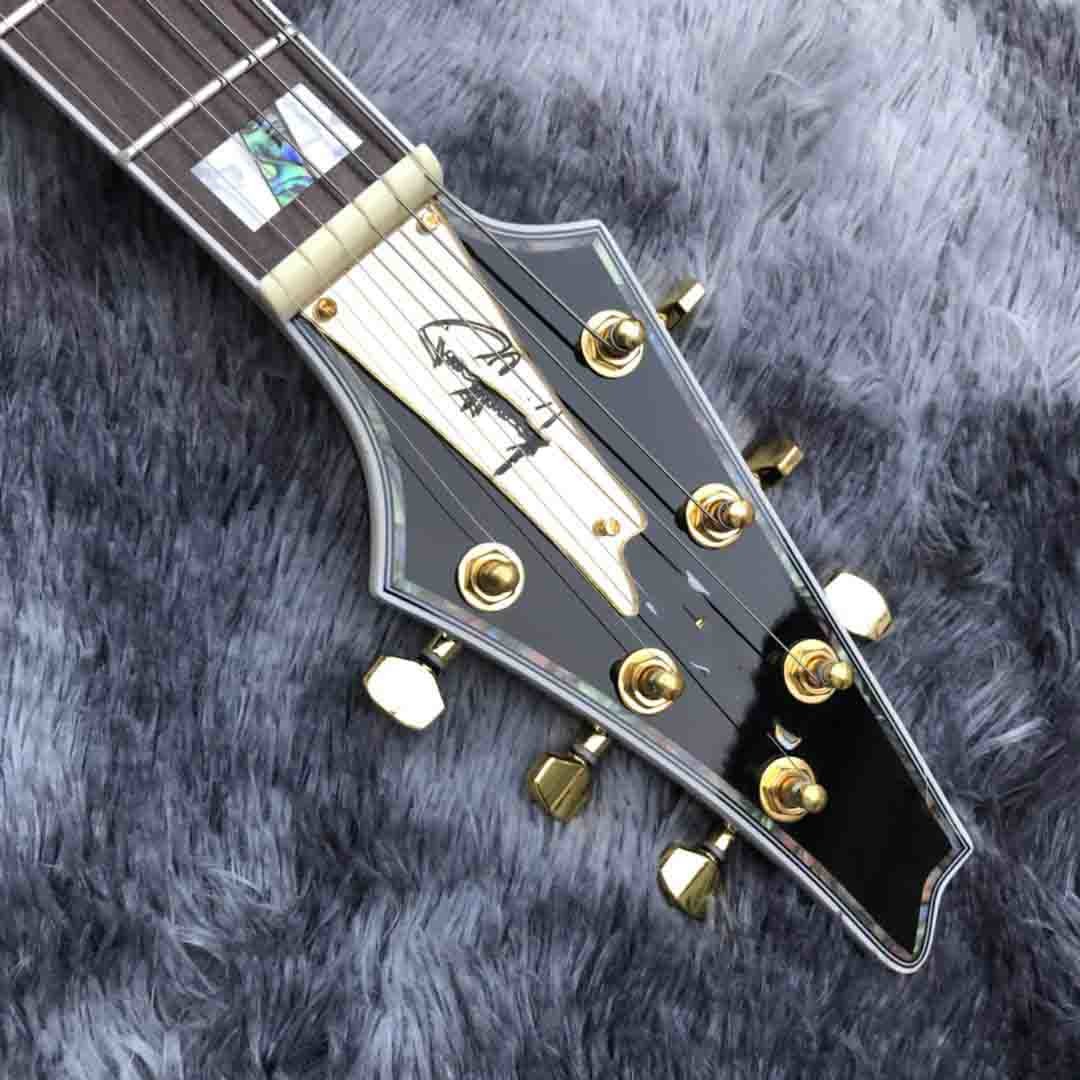 Custom New 6 Strings Advanced Electric Guitar Special-Shaped Guitar Mirror Crack Guitar Silver Hardware Customizable