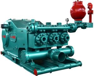 Wholesale Herringbone Gear Triplex Plunger Pump Reciprocating Mud Pump F-1000 from china suppliers