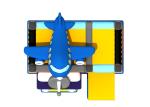 New Design Durable Airplane Jumping 5x4.5x4.2m Inflatable Jump House