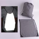 Holographic Hi Vis Reflective Backpack Cycling Light Recycled Polyester Cotton