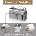 2PCS HANGING BASKETS FOR ORGANIZING,FABRIC WALL STORAGE BASKET,WALL ORGANIZER