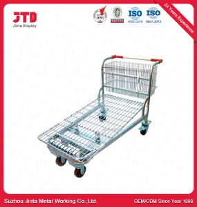 Wholesale 60L 2 Tier Cart On Wheels 5 Inch PU Wheels Chrome Plate from china suppliers