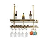 Acrylic Bar Gold Wine Holder Glasses Racks Storage Stainless Steel frame