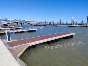 Wholesale Customized Marina Finger Dock Aluminum Alloy Floating Walkway Pontoon from china suppliers