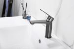 1 Hole Counter Top Wash Basin Taps 13L/Mins Hot Cold Water Desk Mounted