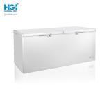 800L Two Doors Deep Chest Freezer Mechanical Temperature Control