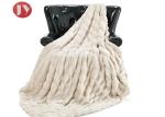 Luxurious Faux Fur Throw Blanket Super Soft Fuzzy Cozy Plush Fluffy Elegant