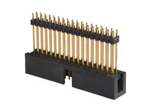 Wholesale Brass Contact 18 Pin Header 2.54mm Straight Header Connector For PCB Board from china suppliers