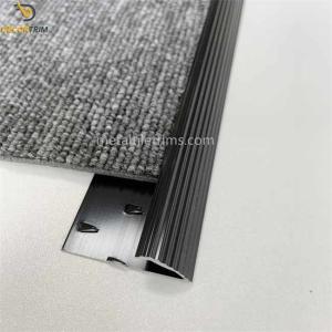 Wholesale Anodized Black Carpet Edge Transition Strip Trim 7.7mm Thickness from china suppliers