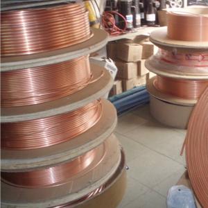 Wholesale Polished Cu99.99% TU2 Seamless Pancake Coil Copper Pipe 19 To 24 Swg Thickness from china suppliers