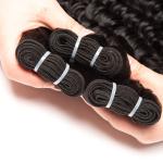 Deep Curl 100% Virgin Indian Hair Weave Unprocessed Human Hair Black