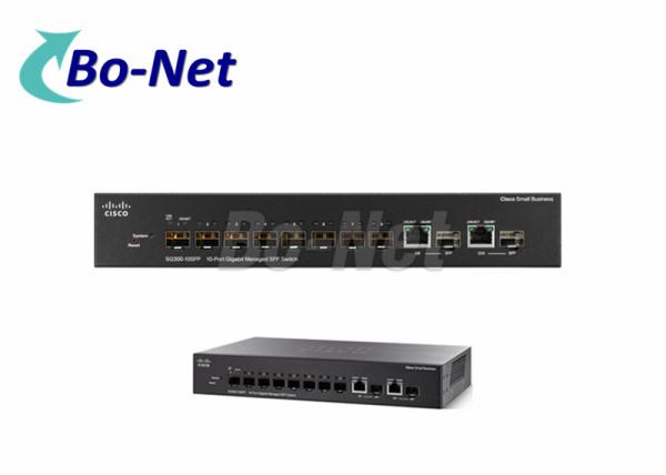 Cisco Small Business SG300-10SFP-K9 Cisco Gigabit Switch 8 Port SFP Fiber Slot