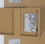 Steel 33 Doors Metal Lockers Safe Supermarket Locker