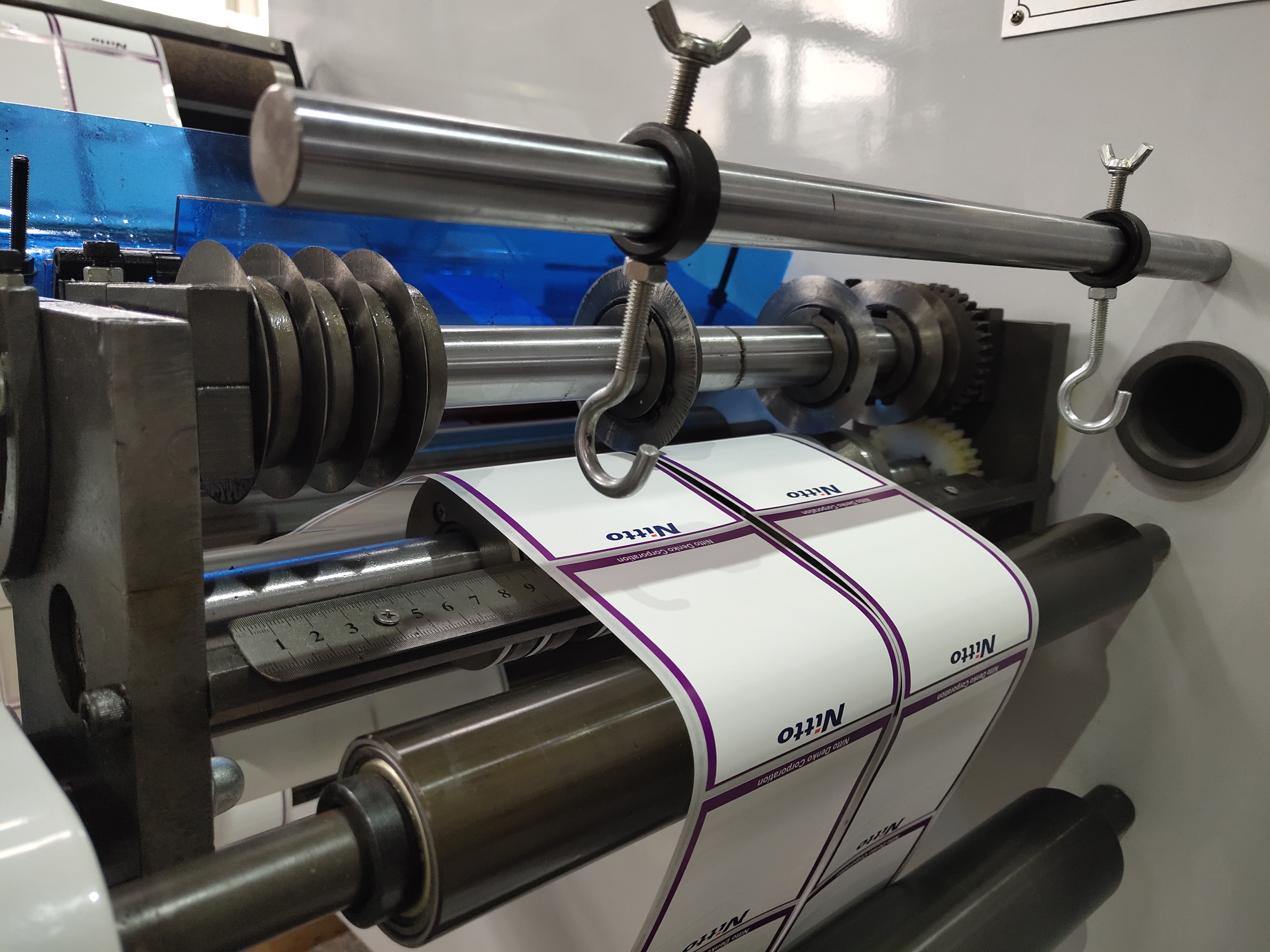 380v High Speed Slitting Machine 350m/Min / Auto Label Slitting Machine