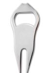 Custom Laser Engraving Logo Metal Bent Fork Golf Repair Divot Tool