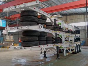 Wholesale Customizable Durable Container Chassis Semi-Trailer Truck Performance for Cargo Handling from china suppliers