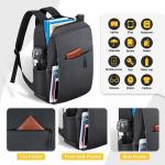 OEM Anti Theft USB Charging Backpack 15.6 Inch Laptop Briefcases For Men