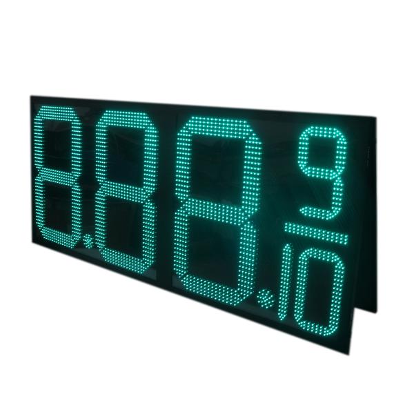 Fuel Station Pylon Sign Gas Station Signs LED 7 Segment LED Board Gas Light
