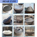 Customized Welded Mild Steel Conical Dished Ends Cone Head for Concrete Mixing