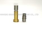 Mixed Mental Pneumatic Solenoid Valve Stem NBR Movable Core 3 / 2 Way