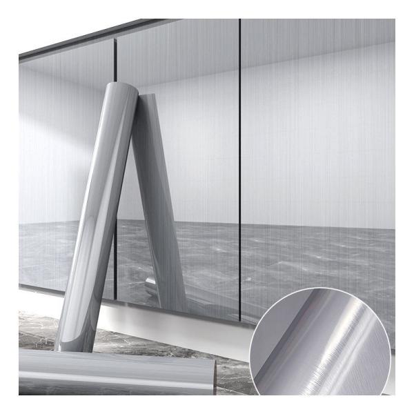 61cm x 5m Brushed Self Adhesive Removable Wallpaper Waterproof Peel and Stick