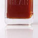 Collar Material Glass 500ml 700ml Embossed Transparent Bottle for Whisky Rum Gin