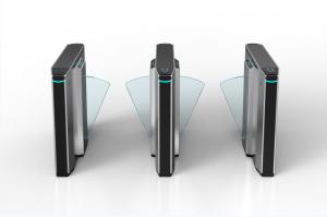 Wholesale Biometric Flap Barrier Handicap Turnstile Entry Systems For High End Place from china suppliers