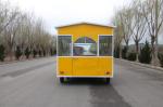 Stainless Steel Pinnacle Bus Dining Car Customized and Food Options for