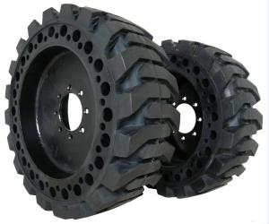 Wholesale Skid steer solid tyre for aerial work platform and skid steer loader 10-16.5 from china suppliers
