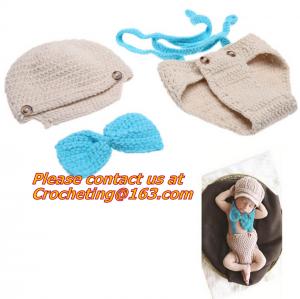 China Prop Eggs Handmade Infant Baby Knit Costume Crochet Hat Baby Accessories Sleeping Bag on sale