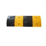 ISO Road Rubber Hump Good Toughness Black Yellow Speed Bump For Driveway