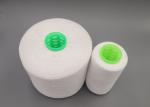 Raw White Polyester Twisted Yarn 100 Spun Polyester Yarn Eco Friendly Yarn