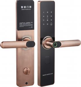 China Keyless Entry Mortise Door Lock With Biometric Fingerprint Touchscreen Smart on sale