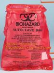 biohazard large plastic medical waste bag, Autoclave Biohazard Bag Plastic for