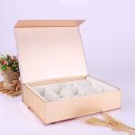 Custom flip type cosmetic packaging box, gilding and silver stamping facial mask