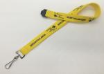 Promotions 20MM Yelllow color silk screen printing Lanyards witth Fast Shipping