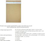 charcoal paper sacks, animal feed paper sacks, dextrose & medicine paper sacks,