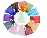 ODM Plain Organza Drawstring Toiletry Bag Pouch For Gift Packing