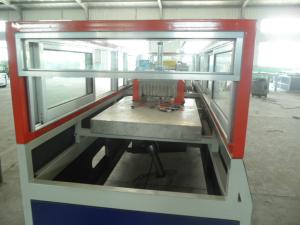 Wholesale Automatic PE WPC Extrusion Line , Conical Twin Screw Extruder from china suppliers
