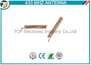 Wholesale 433Mhz Helical Spring Coil Cooper Antenna With Right Angle Connector,2 dbi inner internal type antenna from china suppliers