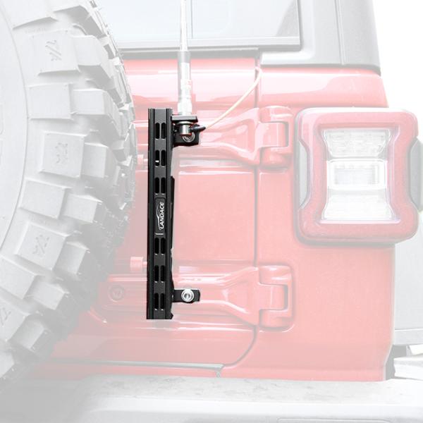 Aluminum Alloy Flag Holder and Radio Wire Bracket for JEEP Wrangler JL JK