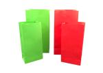 Colorful Resealable Eco Paper Packaging , Custom Printed Paper Bags