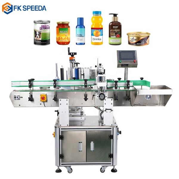 Automatic Grade Automatic Sticker Labeling Machine for Round Plastic Glass